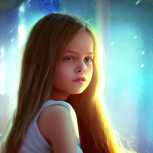 Image similar to portrait art of kristina pimenova 8 k ultra realistic, lens flare, atmosphere, glow, detailed, intricate, full of colour, cinematic lighting, trending on artstation, 4 k, hyperrealistic, focused, extreme details, unreal engine 5, cinematic, masterpiece