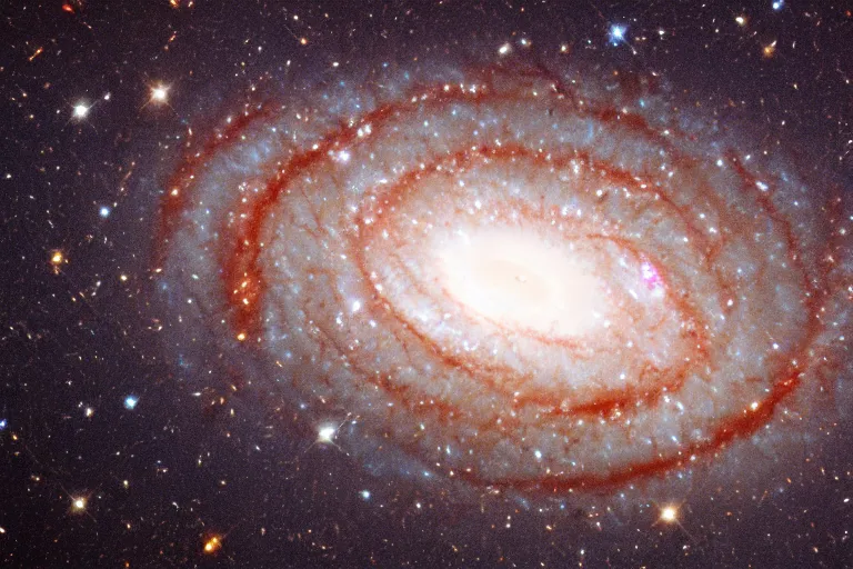 Image similar to a remarkable hubble space telescope photo of a unique galaxy, highly detailed, 4 k,