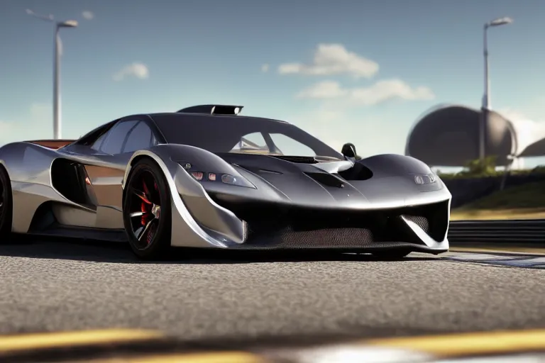 Image similar to photo wallpaper sport car gran turismo 7 forza horizon need for speed fast and furious 5 unreal engine supercar hypercar game concept car octane render, 4 khd 2 0 2 2 3 d cgi rtx style chrome reflexion global illumination ray tracing hdr arstation pixar and disney unreal