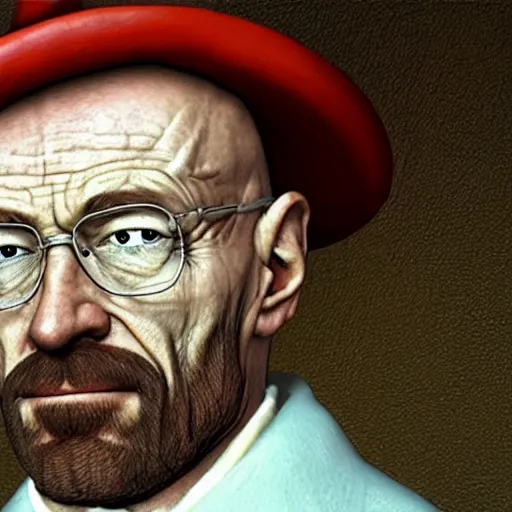 Image similar to giuseppe arcimboldo walter white, unreal engine