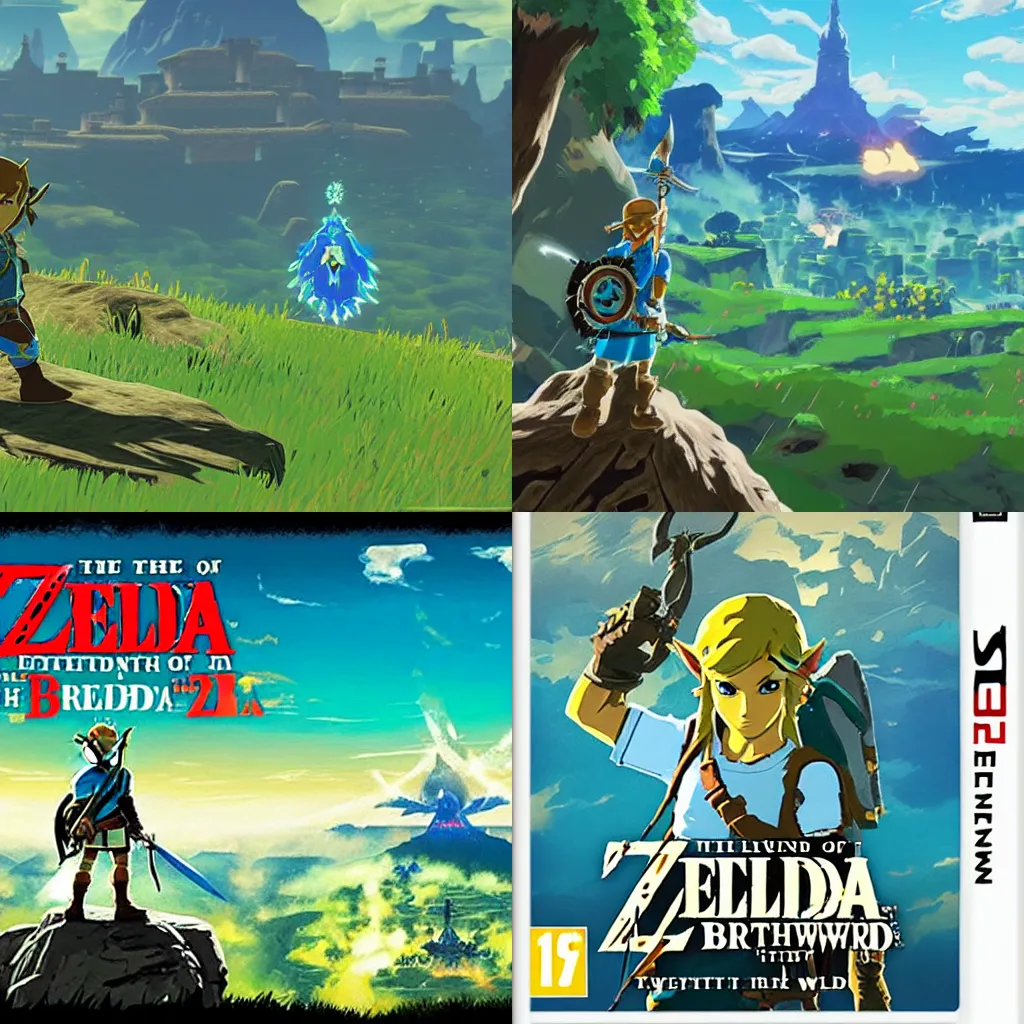 Prompt: The Legend of Zelda Breath of The wild part 2