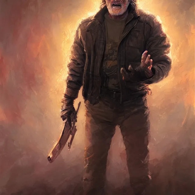 Image similar to the thing kurt russell, by stanley artgerm lau, wlop, rossdraws, frank frazetta, andrei riabovitchev, marc simonetti