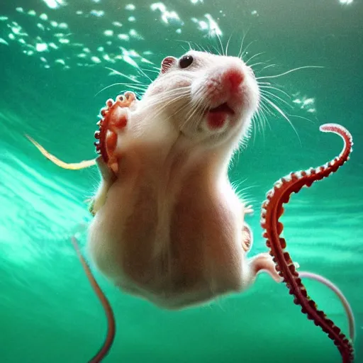 Image similar to hamster octopus hybrid national geographic photo