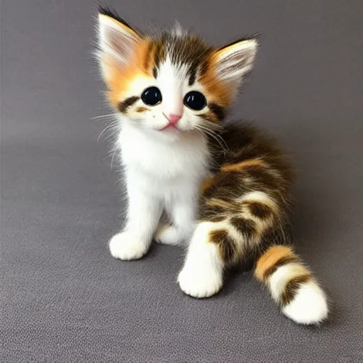 Image similar to cute kitten stuffed animal