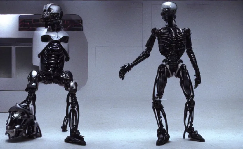Image similar to alien vs robocop vfx film