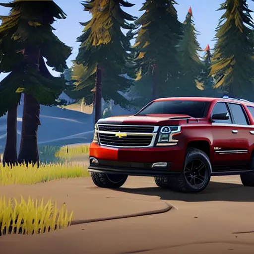 Image similar to chevy tahoe in fortnite