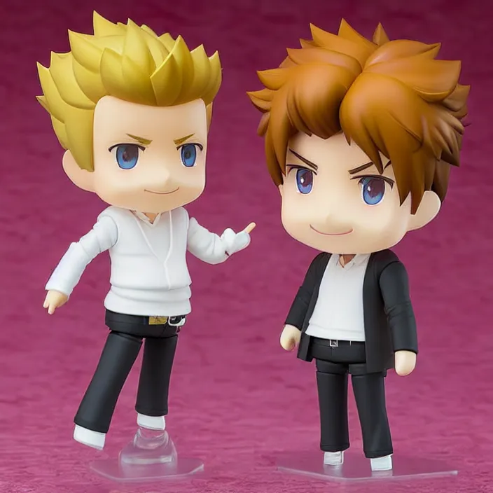 Prompt: Rick Astley, An anime nendoroid of Rick Astley, figurine, detailed product photo