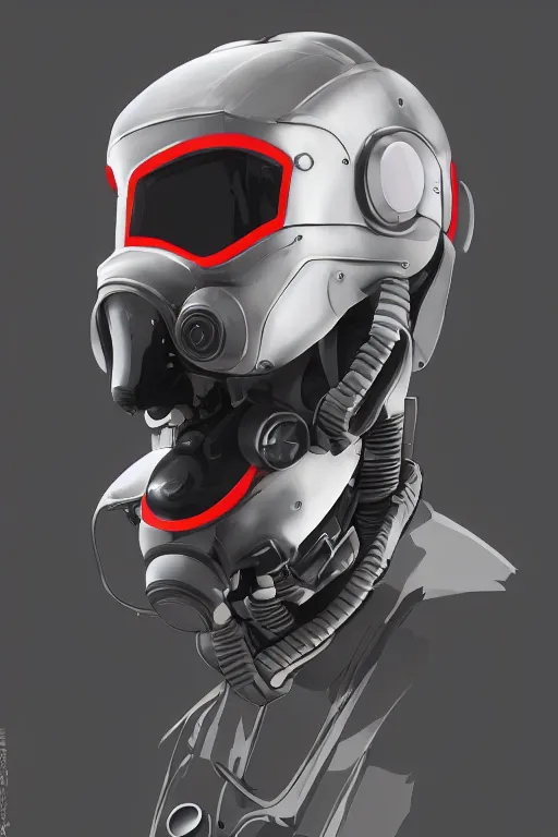 Image similar to robot ninja mask helmet metal gear solid training suit swat commando, aesthetic octane render, 8 k hd resolution, by ilya kuvshinov and cushart krentz and gilleard james, by carl warner and jim woodring, trending on artstation : 1. 5, sweet joy harmony color scheme