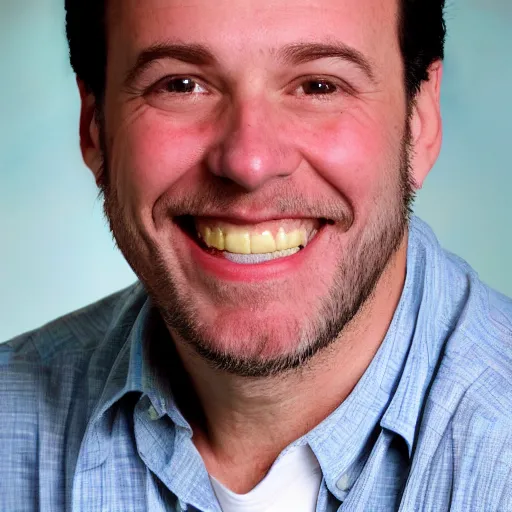 Image similar to photograph of anthony starr smiling