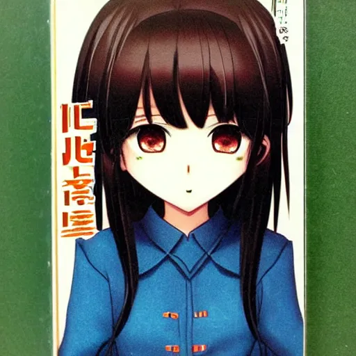 Image similar to korean girl manga cover hardcover, realistic, very detailed