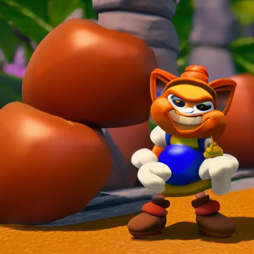 Prompt: Conker from Conkers Bad Fur Day. Unreal engine. 8K HD.