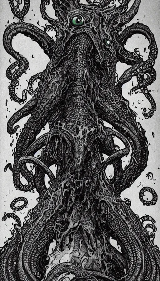 Image similar to monster lovecraft