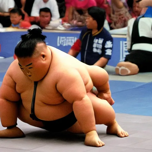 Image similar to terminator sumo wrestler