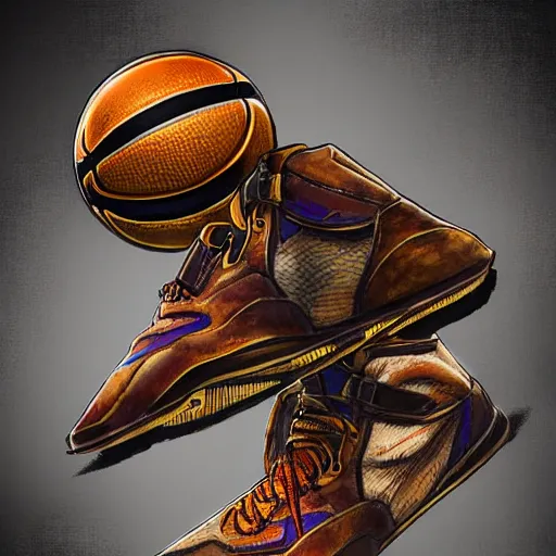 Image similar to basketball sneaker concept art, steampunk, sharp focus, illustration, concept art by tooth wu