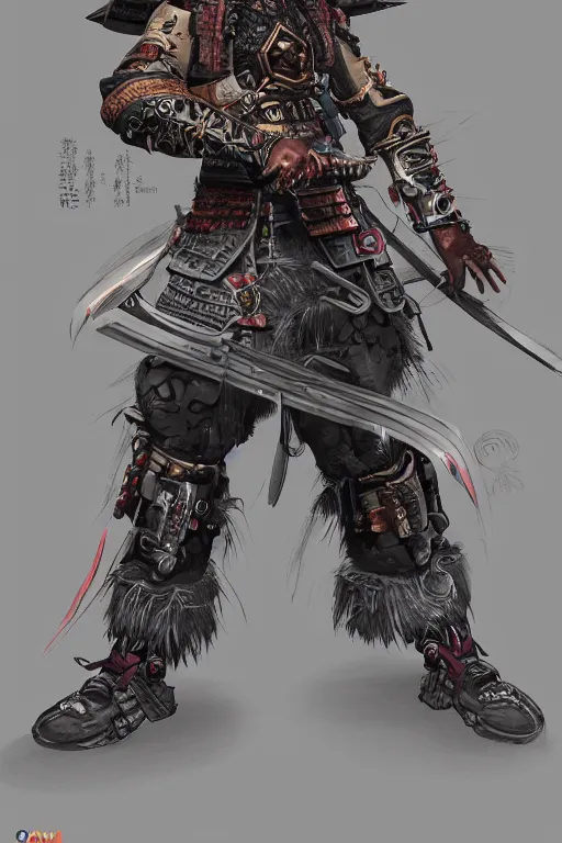 Image similar to a magical character by the artist Arthur Gimaldinov Rendering a cyberpunk samurai , full of details, by Evan Yovaisis and Jason Nguyen , art book, trending on artstation and daily DeviantArt