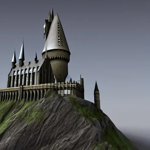 Prompt: hogwarts castle video game, unreal engine, 3d render