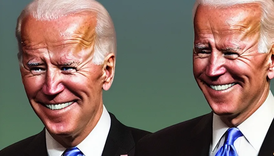 Prompt: joe Biden in Minecraft, close-up screenshot