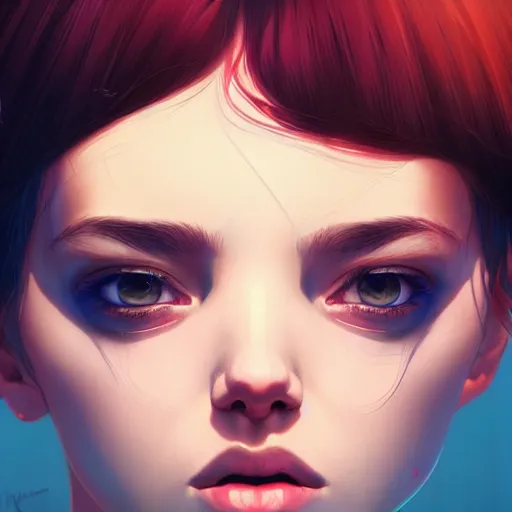 Image similar to a portrait of a beautiful nervous wreck, art by ilya kuvshinov and wlop and artgerm and josan gonzalez, magda torres gurza, digital art, highly detailed, intricate, sharp focus, trending on artstation hq, deviantart, pinterest, unreal engine 5, 4 k uhd image