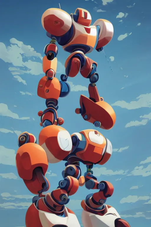 Image similar to metabots medabots medarotto medarot robot minimalist comics, behance hd by jesper ejsing, by rhads, makoto shinkai and lois van baarle, ilya kuvshinov, rossdraws global illumination ray tracing hdr radiating a glowing aura