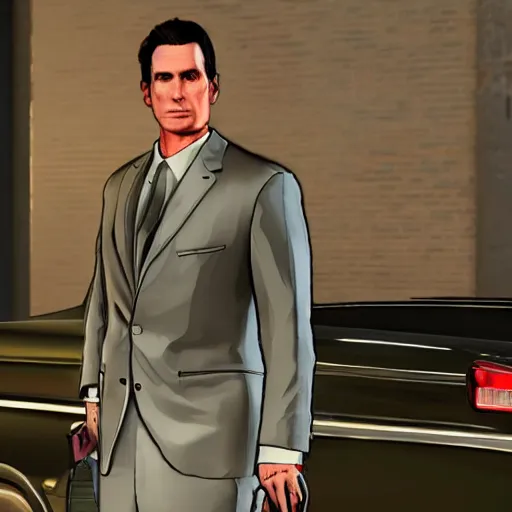 Prompt: patrick bateman in gtav