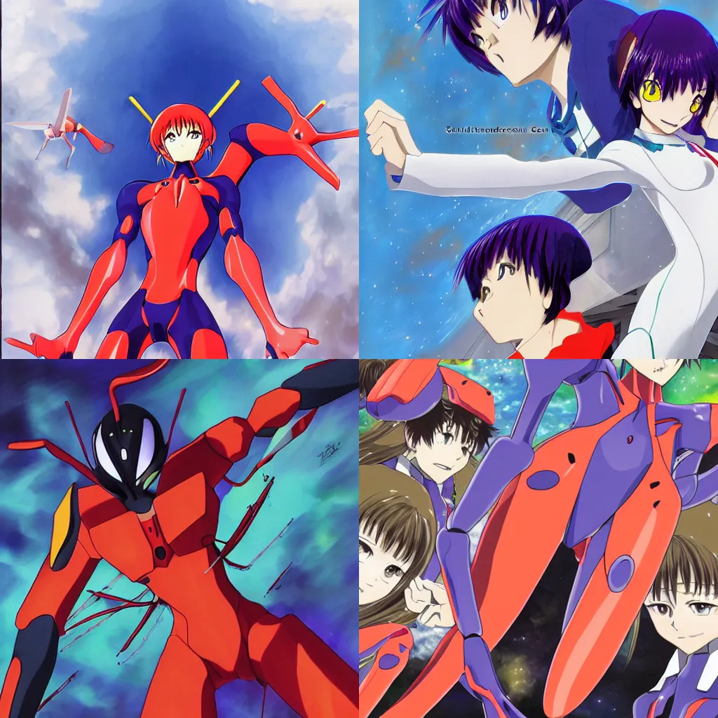 Prompt: evangelion by Shimoda, Hikari