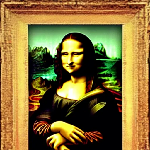 Prompt: mona lisa in chinese dress