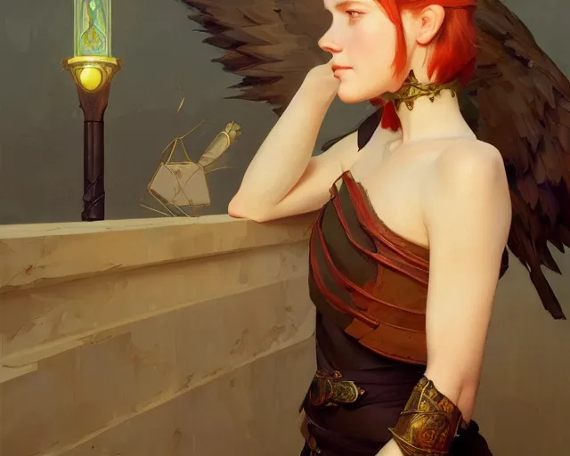 Image similar to photography of euan uglow, deep focus, d & d, fantasy, intricate, elegant, highly detailed, digital painting, artstation, concept art, matte, sharp focus, illustration, hearthstone, art by artgerm and greg rutkowski and alphonse mucha