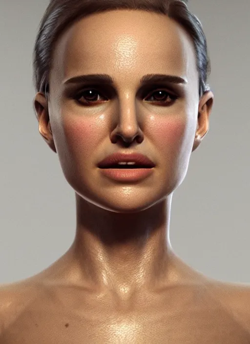 Prompt: natalie portman, au naturel, hyper detailed, digital art, trending in artstation, cinematic lighting, studio quality, smooth render, unreal engine 5 rendered, octane rendered