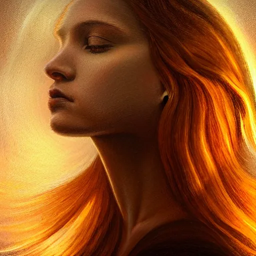 Prompt: majestic gracious regal female winged angel portrait, front face centred, atmospheric lighting, painted, intricate, volumetric lighting, beautiful, rich deep colours masterpiece, golden hour, golden ratio, sharp focus, ultra detailed, by leesha hannigan, ross tran, thierry doizon, kai carpenter, ignacio fernandez rios