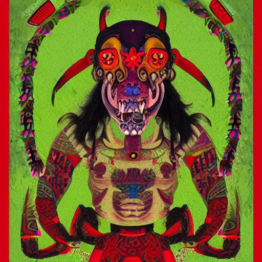 Image similar to portrait of xolotl