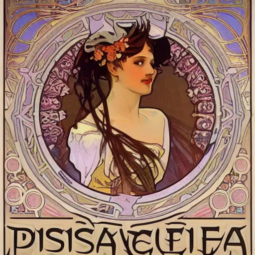 Image similar to silesia by alphonse mucha