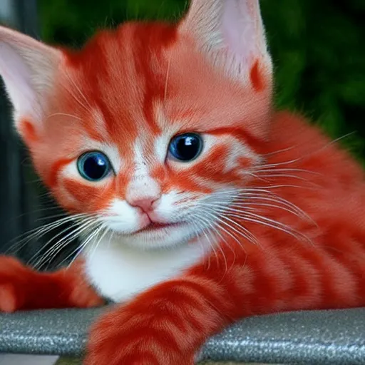 Image similar to adorable crimson kitten