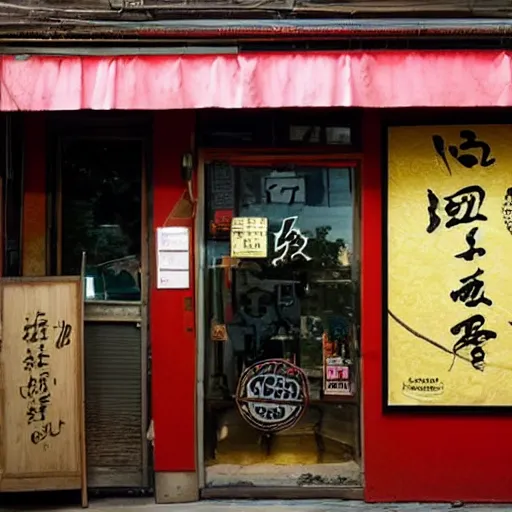 Image similar to a photo of an old ramen restaurant