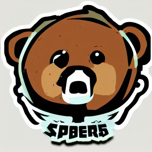 Image similar to in the style of max prentis and deathburger and laurie greasley a vector e-sports sticker logo of a teddy bear, highly detailed, colourful, 8k wallpaper