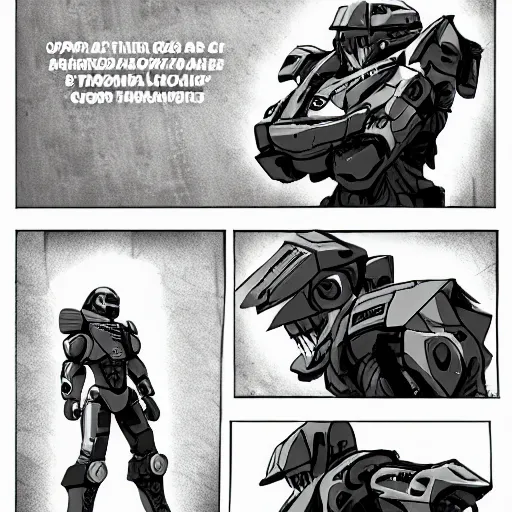 Prompt: Master Chief, animated like a character from Guilty Gear by Arc System Works