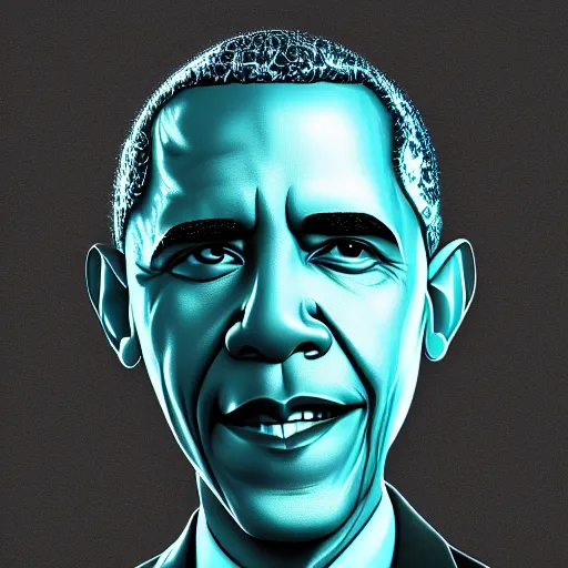 Image similar to barack obama is fused into broccoli, hyperdetailed, artstation, cgsociety, 8 k