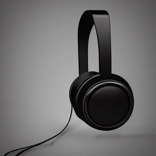 Image similar to sleek and elegant headphones, industrial design, aesthetic, highly detailed, unsaturated colors, rendered, keyshot, unreal engine, hard shadows, cinematic light, bose design, apple design, dynamic lines, 4 k, sharp edges, soft surfaces, light reflexes, masterpiece, color gradient