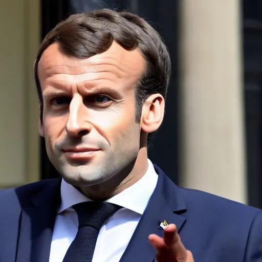 Prompt: Emmanuel Macron