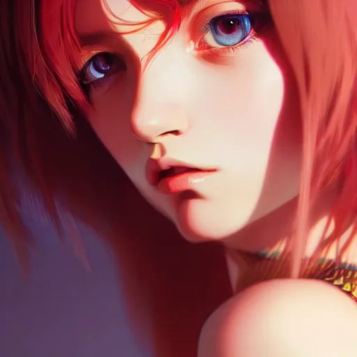 Image similar to a portrait of a beautiful nervous wreck, art by ilya kuvshinov and wlop and artgerm and josan gonzalez, magda torres gurza, digital art, highly detailed, intricate, sharp focus, trending on artstation hq, deviantart, pinterest, unreal engine 5, 4 k uhd image