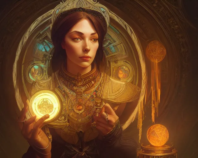 Image similar to photography of paul laffoley, deep focus, d & d, fantasy, intricate, elegant, highly detailed, digital painting, artstation, concept art, matte, sharp focus, illustration, hearthstone, art by artgerm and greg rutkowski and alphonse mucha