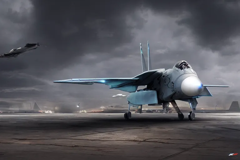 Prompt: a futuristic fighter aircraft, worn paint, symmmetric design, action shot, motion blur, epic dark towering thunderclouds in the background, intricate details, intricate textures, blue tint, realistc octane render, hyper realistic render, volumetric shading, depth of field, soft lighting, 8k