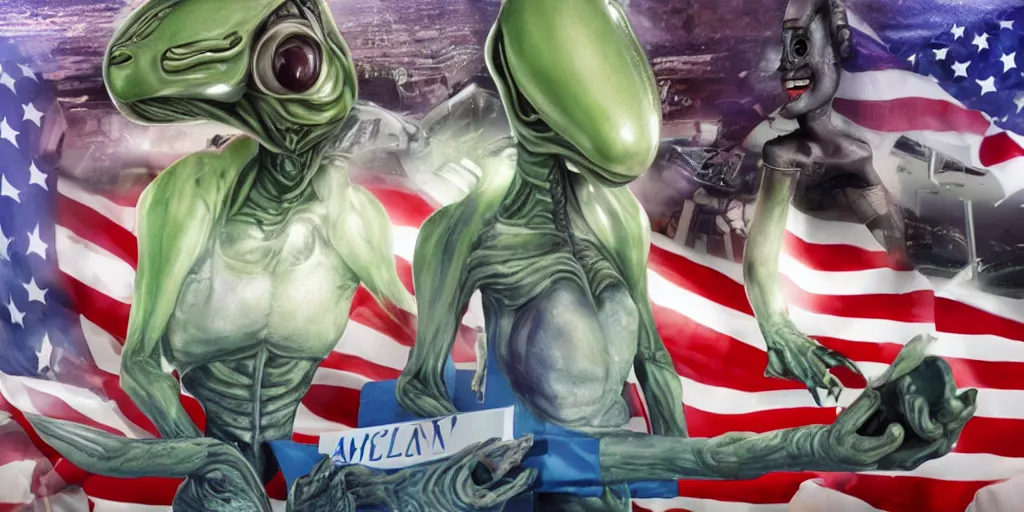 Image similar to american currancy but it's alien