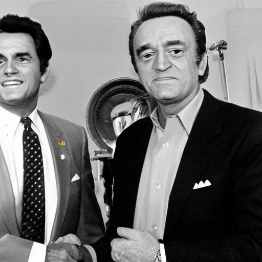 Image similar to joe biden with johnny cash