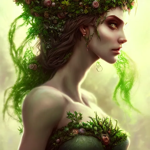 Prompt: epic professional digital art of 👰‍♀️ dryad 🥰,best on artstation, cgsociety, wlop, Behance, pixiv, astonishing, impressive, outstanding, epic, cinematic, stunning, gorgeous, much detail, much wow, masterpiece.