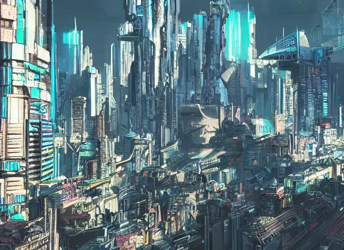 Prompt: cyberpunk manila cityscape by juvenal sanso, detailed, trending on artstation