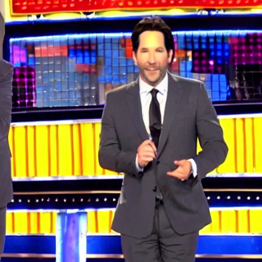 Prompt: Paul Rudd on The Price Is Right