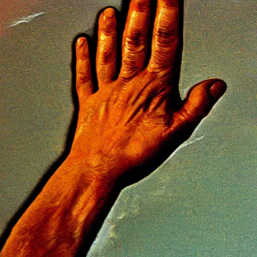 Image similar to the hand of god