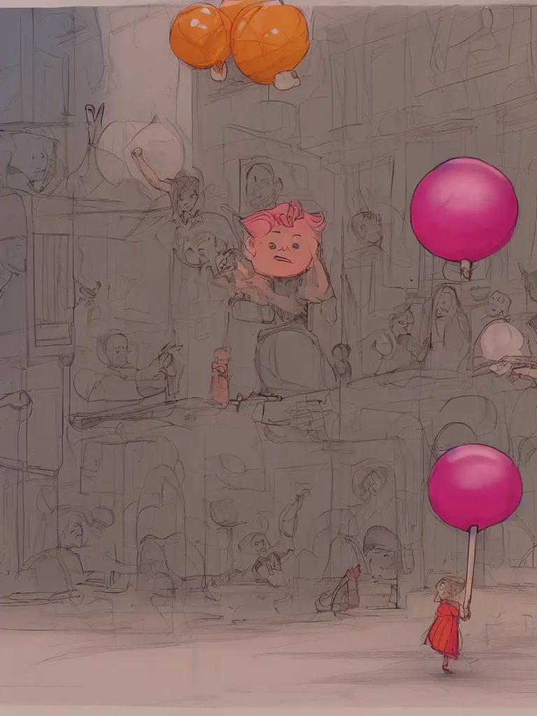 Image similar to lolly pop by disney concept artists, blunt borders, rule of thirds