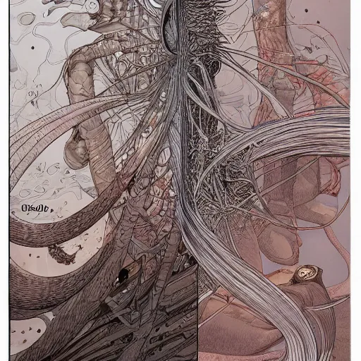 Image similar to Master of Diffusion by Moebius, by Mattias Adolfsson, by Mandy Jurgens, By Giger