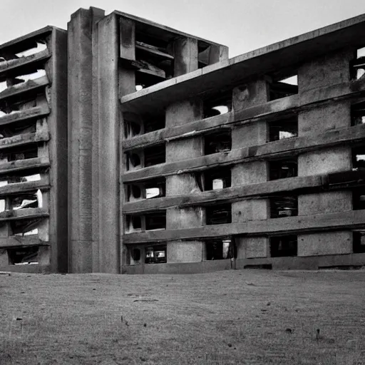 Prompt: totalitarian brutalist nightmare